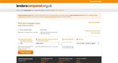 Desktop Screenshot of lenderscompared.org.uk