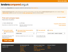 Tablet Screenshot of lenderscompared.org.uk